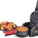 Presto 03512 Stuffler Stuffed Waffle Maker, Belgian, Large, Black