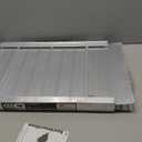 FACHNUO 2 Feet Portable Wheelchair Ramp, Non-Skid Aluminum Handicap Ramps with Handle, Folding Threshold Wheel Chair Ramp for Home Steps, Stairs, Entry, Threshold, Doorways, Scooter, 800LBS Capacity (2FT(Using height 2-6''))