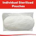 HEALQU Kerlix Type Gauze Bandage Rolls - 4  in x 4.1 Yds, 6 Ply - 24 Single Sterile Pocuhes - Extra Absorbency, Latex Free, Hospital Grade Cotton Krinkle Fluff Bandage Wrap - Wound Care & First Aid