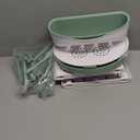 Momcozy Baby Bottle Drying Rack for 18 Bottles, Space Saving Countertop Vertical Rack for Baby Accessories & Pump Parts, Detachable Travel Drying Rack with Brush Holder