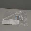 Origin-Joy 25 PCS Self-Adhesive Index Label Pockets, Clear Plastic Peel & Stick Card Holders with Top Open for Loading (1 x 3 inch)