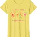 I Love Rhythmic Gymnastics T-Shirt, Lemon Yellow, Medium