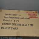 Gold Wall Mirrors Decorative, 24x16 Inch Bathroom Mirror Grecian Venetian Design Rectangle Entryway Mirrors for Bathroom, Living Room, Entrance, Bedroom