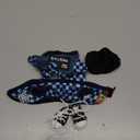 Cloth for Doll, 5-Piece Blue Streetwear Outfit for 17cm &15cm(NO Doll)  Trendy Blue Coordinated Set + Headband + Scarf + Jacket & Pants + Canvas Shoes-Handmade