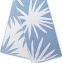 Laguna Beach Textile Co. Tropical Cabana Beach Towel - Oversized, Plush 630 GSM Cotton - Agave Blue