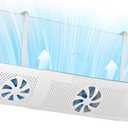 Adjustable Air Conditioner Deflector - Wall-Mounted AC WindShield, Anti-Direct Blowing Retractable Baffle for Cooling & Heating, Prevent Drafts & Enhance Comfort