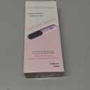 Go Brush-Pro for Short Hair, Hair Straightener Brush, Ionic & Ceramic Technology, 4 Temperature Settings, Anti-Frizz Styling (Pink)