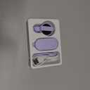 Remote Control Page Turner for Kindle Paperwhite Oasis Kobo eReaders,Kindle Clicker Page Turner Accessories for iPhone,iPad, Android Tablets Reading Novels,Camera Video Record&Shutter Selfie (Purple)