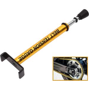 Belt Tension In Gauge, Belt Gauge Tool, Adjustable 10 Pounds, with L Shaped Pad, Motorcycle Belt Tension Tool