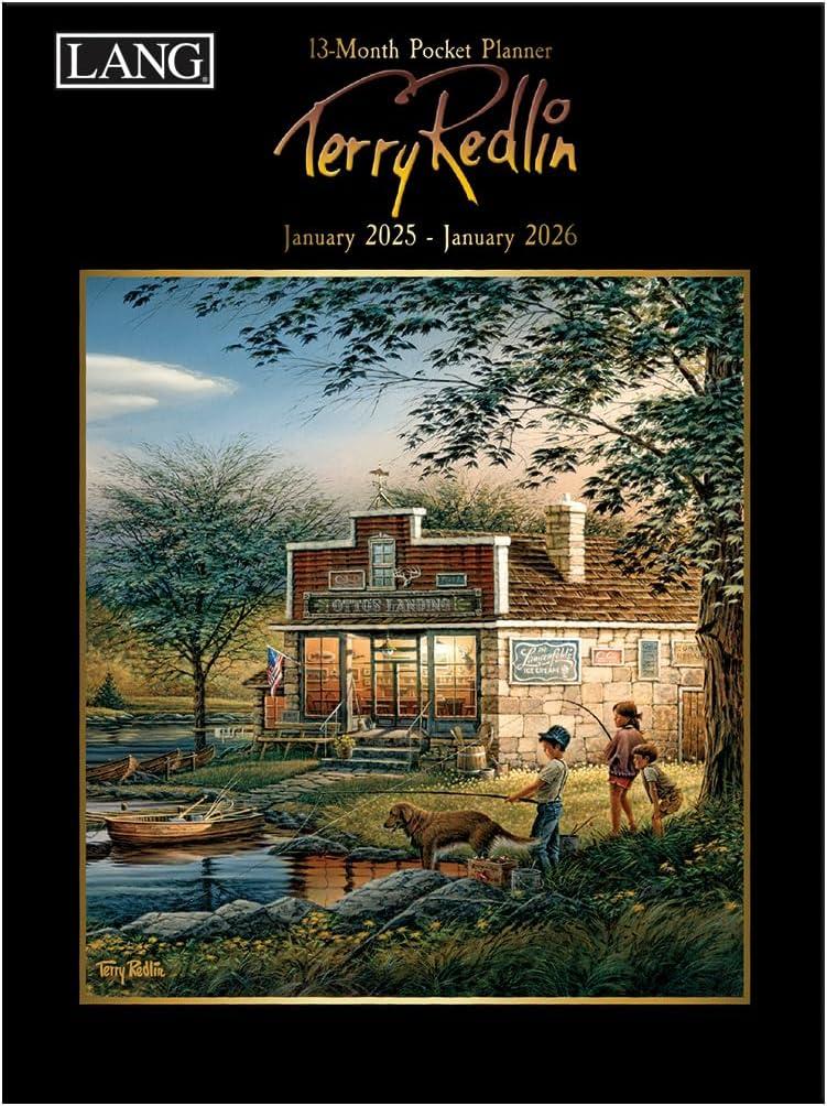 3 x Lang, Terry Redlin 2025 Monthly Pocket Planner