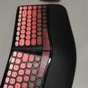 Ergonomic Wireless Keyboard and Mouse Set Wireless Keyboard Silent Mice Set with Wrist Rest for Computer, Laptop, PC, Mac, Windows Black Pink