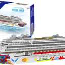 Cruise Ship Building Blocks Set, MOC Boat Dream Cruise Model Bricks Construction Toy - 4950 Pieces