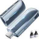 2026Upgrade Wireless HDMI Transmitter and Receiver 328FT/100M, Low-Latency Dual-Band 5.8+2.4G LDS Antenna, 4K Decode 10Bit 1.08 Billion Hues Display Video and Audio to Monitor from PC/Projector/TV Box (Blue)