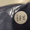 Mens Moisture Wicking Golf Polo Shirts UPF 50+ Short Sleeve Shirt M-5XL (Blue, XXL)