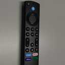Replacement Remote for All Fire Series, TV Stick (HD, 4K, 4K Max, Lite), TV Cube and Omni, Insignia, Toshiba, Smart TVs, with Voice Control