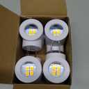 4 Pack Mini LED Night Light, Dimmable Plug-in Wall Light with Dusk to Dawn Auto On/Off, 180° Rotating Head, 3000K Soft White, 0-200 LM for Nursery, Hallway, Bathroom