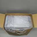 VERONES Large Tall Airtight Food Storage Containers, 10 PACK Plastic Airtight Kitchen & Pantry Organization, Ideal for Flour & Sugar Plastic Canisters with Labels (Black)