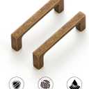 Ravinte 20 Pack Solid 3 Inch Kitchen Square Cabinet Handles Antique Brass Pulls Drawer Pulls Kitchen Cabinet Hardware Handles