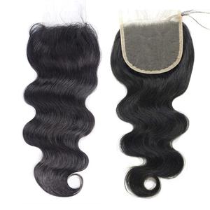 5x5 Closure HD Lace Body Wave Human Hair, Invisible Transparent Lace Closure Pre Plucked with Baby Hair 22 Inch