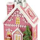 Avanti Linens - Lotion Pump/Soap Dispenser, Durable Hand-Painted Resin, Countertop Accessories, Holiday Home Decor (Sparkle House)