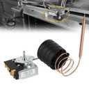 PB010036 Thermostat Bake/Broil Part, Replace for Viking Thermostat Fryer Bake Broil Part KKB-9-48, fit for Awoco, Viking Range Stove Oven (Max Temp 606, 22A 120-250 VAC)