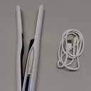 Cordless Hair Straightener and Curler 2 in 1, Fast Heating Cordless Flat Iron, UltraLight Portable Straightener for On The Go, AntiScald Design with USBC Charging& Negative Ion (Milky White)