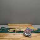 ApudArmis Ladder Toss Game Set, 35x26In Pine Wooden Golf Ladder Lawn Game with 6 Bolos Balls and Carrying Case - Outdoor Backyard Game for Teens Adults FamilyNew Version Sturdy Bolts