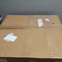 LEDIARY 20" Modern Ceiling Fans with Lights and Remote, Dimmable Low Profile Ceiling Fan, Flush Mount Ceiling Fan, Stepless Color Temperature Change and 6 Speeds - White