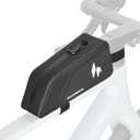 ROCKBROS Top Tube Bike Frame Bag with Support Plate Waterproof [Seamless 1-piece Construction] Bicycle Storage Front Bag E-Bike Accessories Fits for Outdoor Journey Gravel MTB Road Cycling Gear
