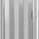 48" W Premium Foldable Accordion Doors, Double Walled Heavy Duty Folding Doors for Interior, Privacy Room Divider, Grey (Gray)