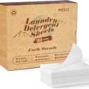 Poesie Laundry Detergent Sheets Earth Warmth Scent 160 Count Road Trip College Dorm Essentials for Travel Washing Sheets Detergent Liquidless Portable No Messy Laundry Strips