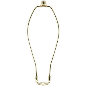 uxcell Lamp Harp Finial Holder Set 12 Inch Polished Brass for Table and Floor Lamps
