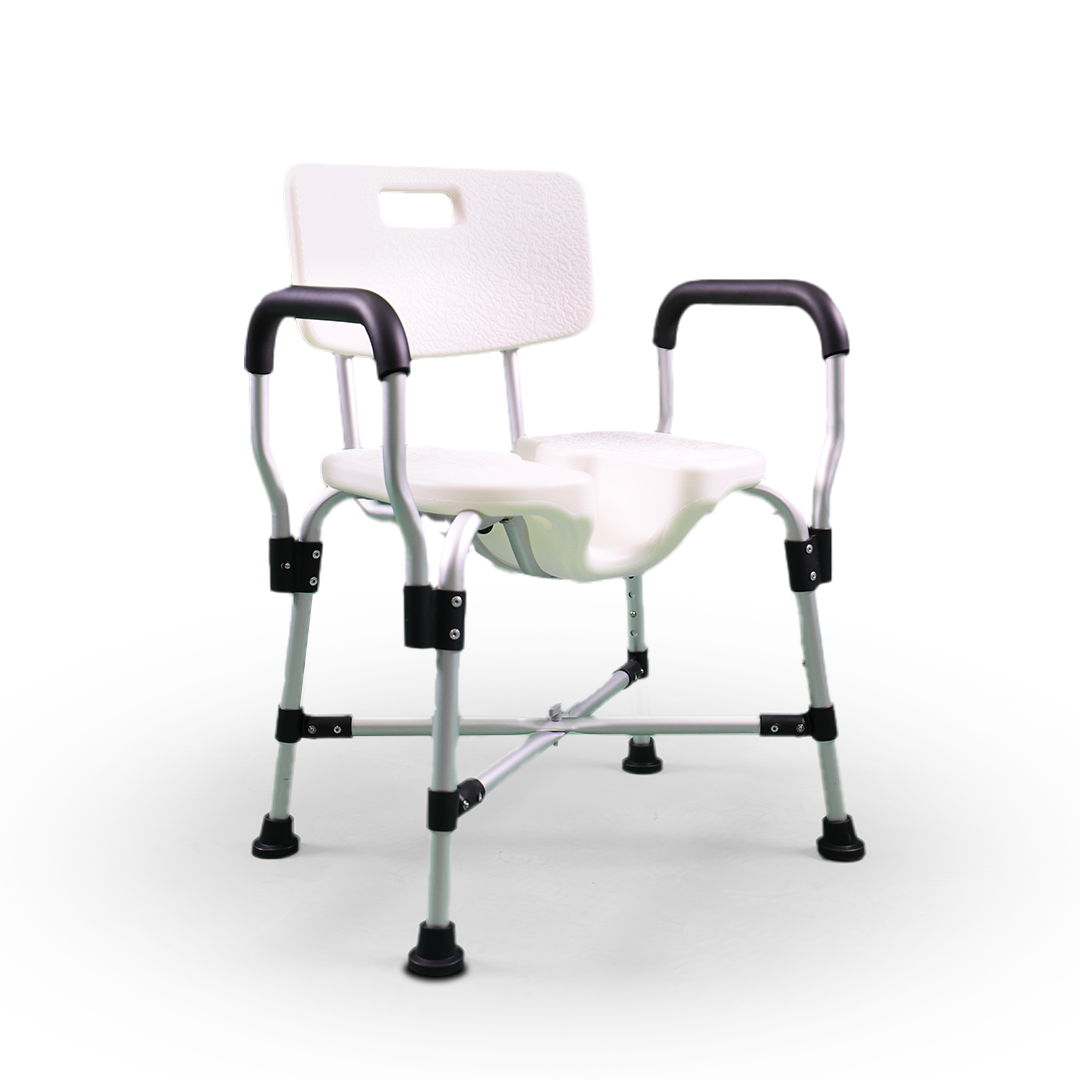 Shower Chair - Shower Chair for Inside Shower - U-Shape Seat Heavy Duty Shower Chair - Shower Chair with Arms for Handicap - Wide Shower Seats for Elderly - Shower Chair for Bathtub
