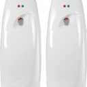 Automatic Air Freshener Spray Dispenser (2-Pack) Wall Mounted or Free Standing, Commercial and Home Use, Multiple Time Scent/Mist Release Settings for Room/Restroom Sprayer (White)