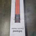 VAGKRI Outdoor Heater, 1s Instant Heating 42in Infrared Patio Heaters, 9 Heat Levels, 24H Timer, IPX5 Waterproof Electric Patio Heaters for Garden, Deck, Restaurant, Garage, Indoor & Outdoor Use