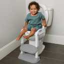 Step Up 2 N 1 Potty Training Seat, Upgrade Toddler Toilet Seat for Kids Boys Girls, Potty Training Toilet, Splash Guard Anti Slip Pad Step Stool