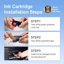 67XL Black Ink Cartridge for HP Ink 67 Replacement HP 67 Black Ink Cartridge HP67 HP67XL Envy 6055e 6000 6455e 6400 6458e DeskJet 2755e 2700 2700e 2752e 2734e 4155e 4100e Printer Ink HP 67 XL