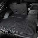 Cargo Mat with Backrest Mat for 2024-2026 Chevy Equinox EV, All Weather TPE Cargo Liner Trunk Right Storage Car Mat Accessories for Chevrolet Equinox EV LT1 LT2 RS