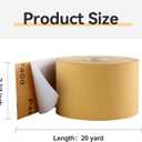 CowboyBOB Self Adhesive Stickyback PSA Sandpaper 400-Grit Sandpaper Roll 2-3/4in x 20 Yards Aluminum Oxide Longboard Sand Paper Sanding Sheet