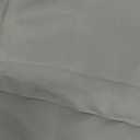 Sun Zero Easton Energy Saving Blackout Grommet Curtain Panel, 40" x 95", Dove White