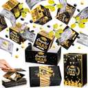 Jerify 23 Pcs Graduation Explosion Gift Box Kit Explosion Graduation Gift Box for Money with Graduation Gift Bag Explosion Gift Money Box for Cash Gift 2025 Graduation Party Gift Supplies