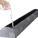 Bed Rail Bumpers for Toddlers - Foam Bed Bumper Guard with Dual Non-Slip Pads - Waterproof Washable Soft Removable Cover - Safe Bed Rail for Toddlers, Kids or Seniors