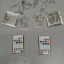 2 Pack Fairy Lights Battery Operated Color Changing String Lights with Remote, 16.4FT Twinkle Lights USB Plug or Battery Powered, Outdoor Christmas Decorations for Bedroom Wedding Party Indoor