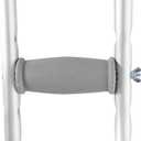 PCP Aluminum Crutches, Push Button Adjustable Height, Lightweight, 1 Pair, Kids Child Size (4'0" to 4'6")