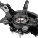 Front Steering Knuckle & Wheel Bearing Hub Assembly Compatible with Honda CR-V CRV 2007 2008 2009 2.4L, Right Passenger Side Replaces # 45255STKA00,44600SJKJ00