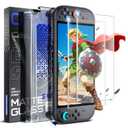 2 Pack Matte Screen Protector for Nintendo Switch 2 [7.9''] 2025 Tempered Glass, Auto Alignment Easy Installation, Bubble Free/Anti-Scratch/Anti Fingerprint/Touch Sensitive Utterly Smooth Accessories