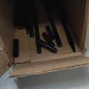 Besitu Rebar Stakes 36 inches 16-Pack Concrete Form Stakes Straight 3/8" Diameter Rebar Ground Metal Stakes for Landscaping, Securing Fence, Garden Plants Support, Survey Markers and Securing Trees (I Shape-Black)