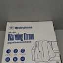 Westinghouse Heated Throw Blanket, Soft Flannel Sherpa Electric Blanket with 6 Heating Levels & 2-10 Hours Auto Shut Off, Fast Heating & ETL Certification, 50x60 Inch, Red