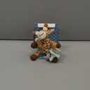 Dr. Brown's Lovey Pacifier and Teether Holder, 0 Months Plus, Giraffe with Blue Pacifier (2 Count (Pack of 1)