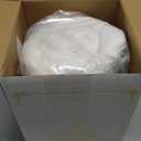 Touchat Faux Fur Throw Blanket, Luxury 1000GSM Ultra Thick Warm Rabbit Blanket for Couch Bed Sofa, 3D Checkered Pattern Soft Winter Heavy Minky Fluffy Blankets for Women Christmas Birthday Gift, White (Throw-50''*60'')